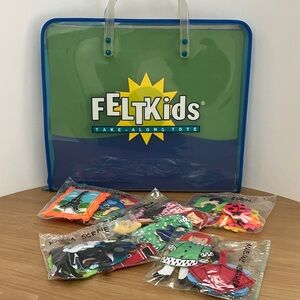 Vintage Felt Playset